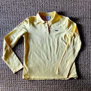 Lacoste, size 42/small long sleeve polo